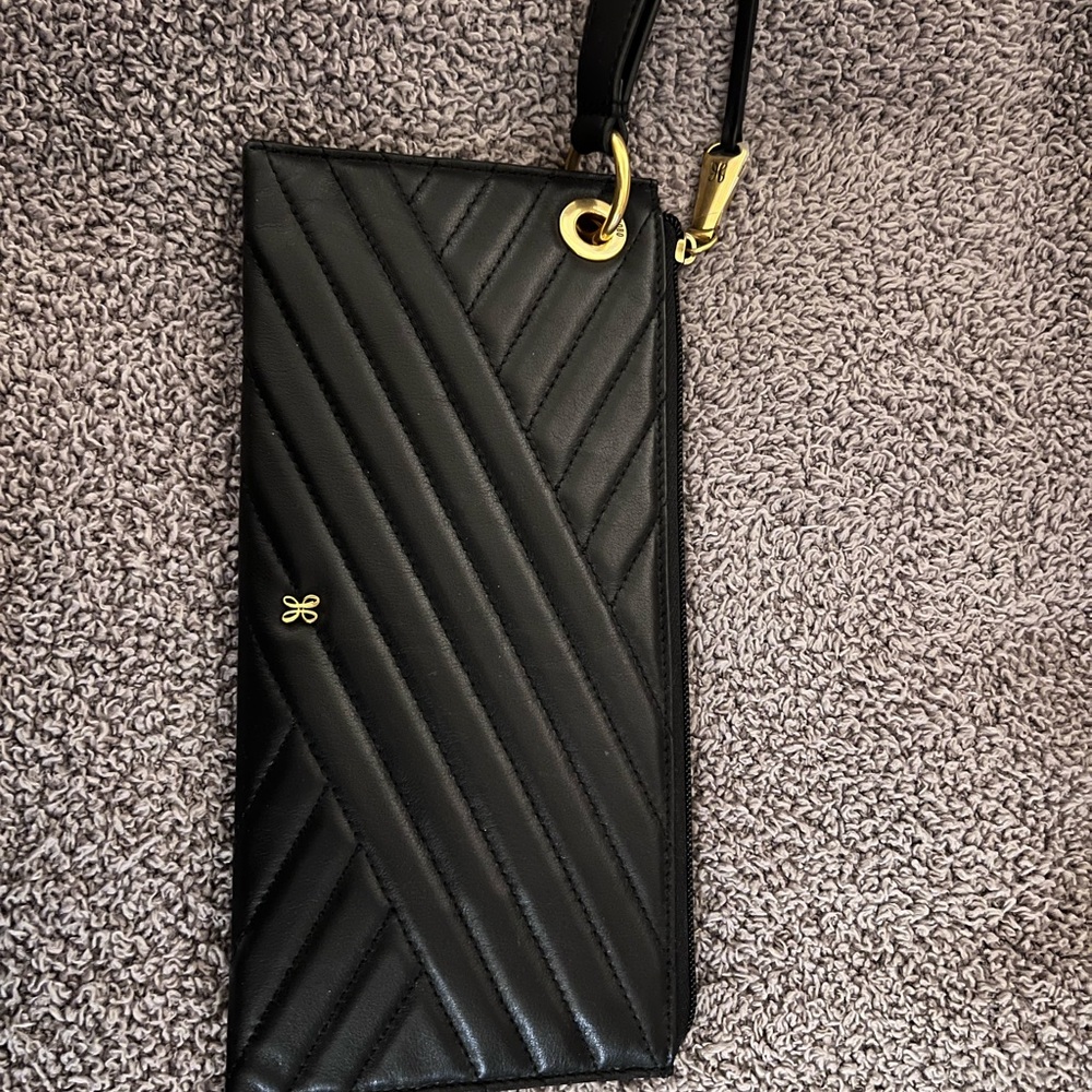 Hobo Elegant Black Quilted Clutch